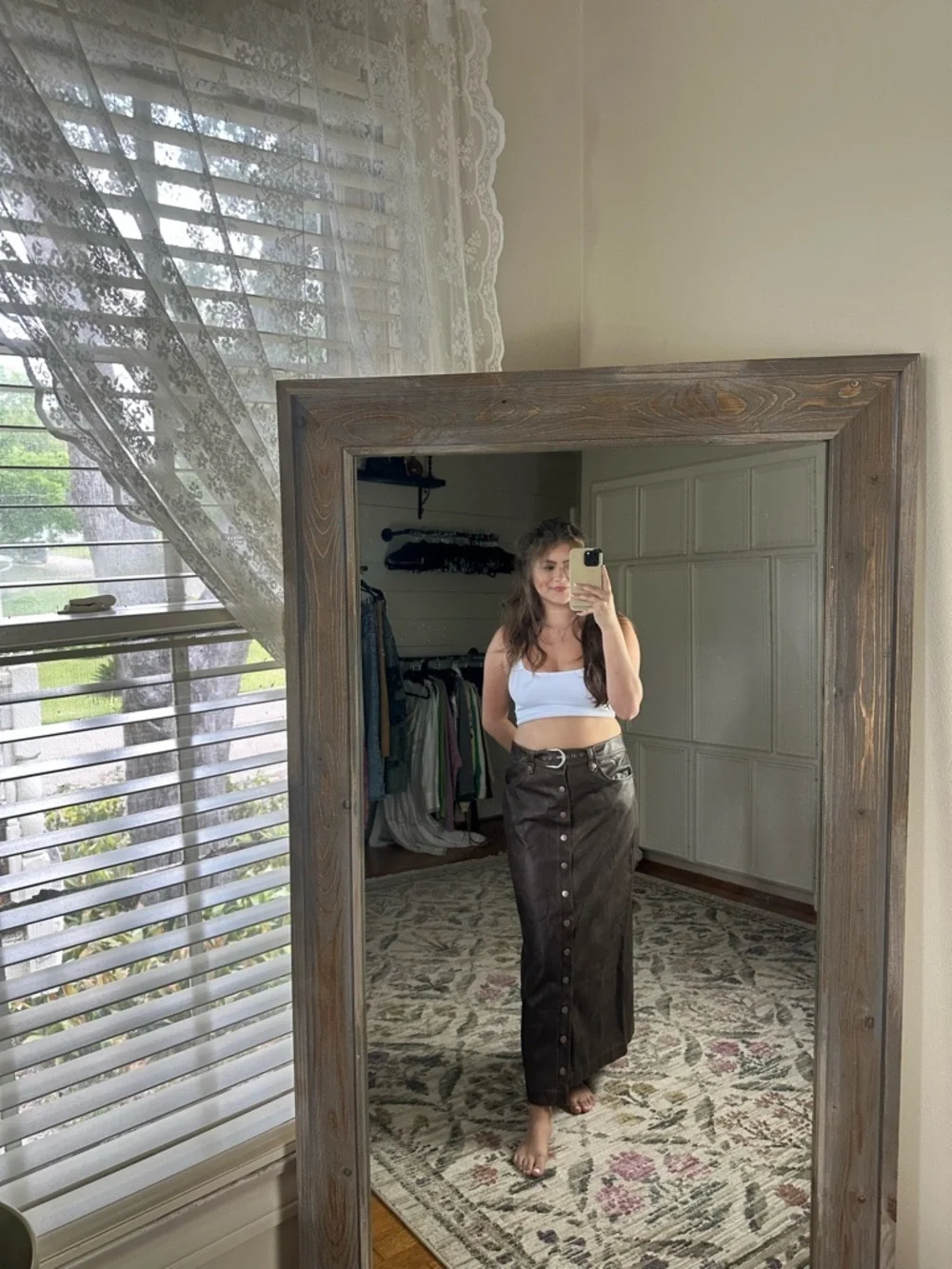 Free people Astoria Vegan Maxi Skirt